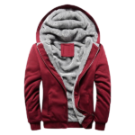 Men's Hooded Jacket Regular Solid Colored Daily Long Sleeve Black Blue Red Gray