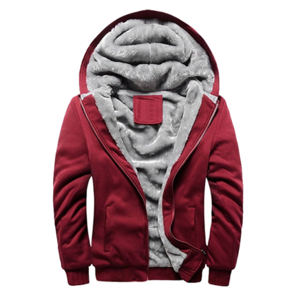 Men's Hooded Jacket Regular Solid Colored Daily Long Sleeve Black Blue Red Gray