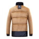 Hooded Padded Jacket With Front Fastening And Flap Pocket Design - Image 4