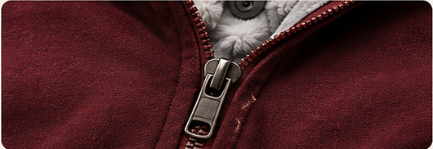 Zip closure details